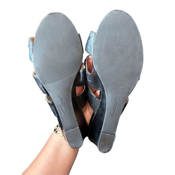 Trotters Leather Wedge Sandals - Picture 8 of 12